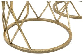 Măsuțe auxiliare rotunde cu blat din sticlă 3 buc. ø 32 cm Tunisi – Mauro Ferretti