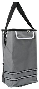 vidaXL Carucior de cumpărături Gri 47 x 39 x 100.5 cm Tafeta Oxford