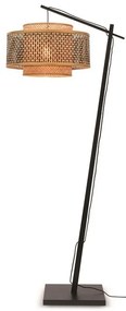 Lampadar eco din bambus Bhutan L negru, 50cm