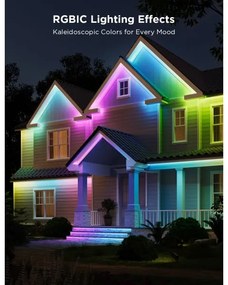 Bandă de exterior Govee Outdoor Pro SMART RGBICWW LED 10m Wi-Fi IP65