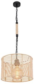 Pendul design modern Halia negru, maro 31cm