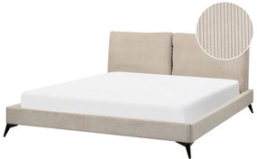 Pat matrimonial 180 cm Mellody (gri bej) (cu somieră). 1081355