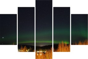 Tablou cu aurora borealis (150x105 cm)