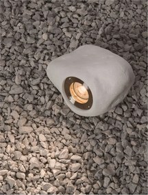 Iluminat exterior ambiental, spot din ciment IP65 SOFT alb