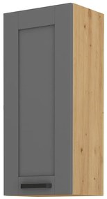 Dulap superior de bucătărie Lucid 40 G 90 1F (Stejar artisan + dustgrey). 1045606