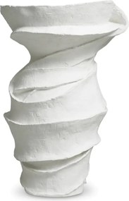 Ghiveci de flori LUX, Fibra de sticla, Alb, Horta