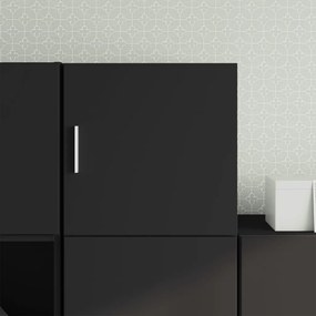 vidaXL Dulap de perete, negru, 40x42,5x40 cm, lemn prelucrat