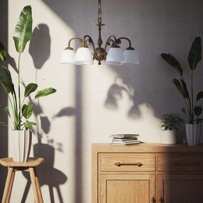 Candelabru din alama stil Art Nouveau Beatrice