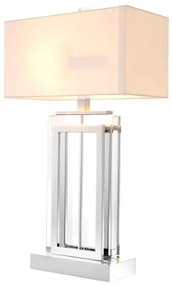 Veioza, lampa de masa LUX Arlington nickel/ crystal 112407 HZ