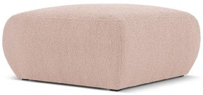 Taburet roz cu tapițerie din stofă bouclé Molino – Micadoni Home