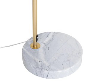 Lampă arcadă modernă din alamă cu sticlă transparentă - Arc