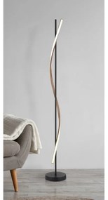 Lampadar LED aluminiu cu efect de lemn WATKINS