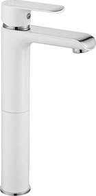 Baterie lavoar inalta Rea Bloom monocomanda alb - crom