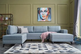 Coltar Living Efsun, Albastru