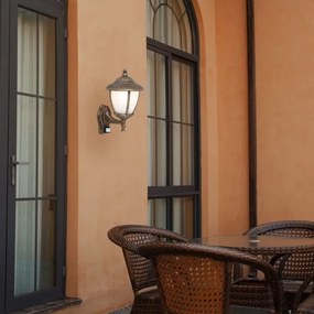 Aplică de exterior cu senzor Rabalux 7836 MADISON 1xE27/60W/230V IP43 auriu