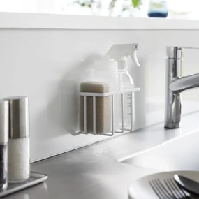 Suport pentru accesorii de spălat alb autoadeziv din metal Film Hook – YAMAZAKI