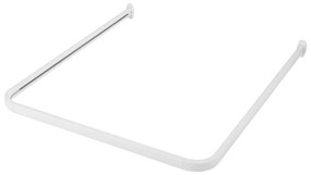 Bară pentru perdea de duș albă Era – Wenko