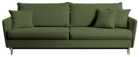 Canapea trei locuri Vivaldio  (verde + auriu). 1098878
