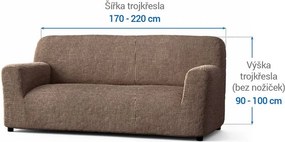 Gaico Huse bielastice COSTINA alunei fotoliu triplu (l. 170 - 220 cm)