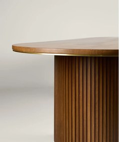Masă lemn masiv de dining The Donald 300/, 240 × 110 × 75 cm - 300×110×75