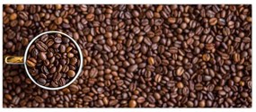 Tablou - boabe de cafea (120x50 cm)