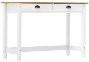 vidaXL Masă consolă Hill cu 2 sertare, 110x45x74 cm, lemn masiv pin