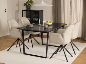 Set de mese Oakland 93874x90x160cm, Numărul de locuri: 4, Unghiular