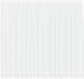 vidaXL Cortină din Dantelă cu perdele Alb 260 x 500 cm Poliester
