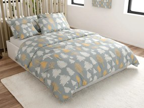 Lenjerie de pat din bumbac HOLLY REST gri Dimensiune lenjerie de pat: 70 x 90 cm | 140 x 200 cm