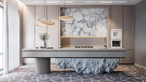 MOMI Baterie Bucătărie cu Pipă Extractibilă – Bronz Periat (BKM_C73N)