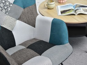 Fotoliu Sibyla (patchwork + fag negru). 1110396