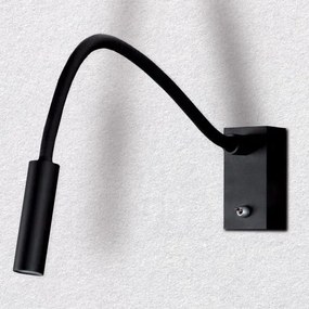 Aplica de perete LED Rider negru W0046 MX