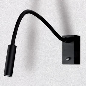 Aplica de perete LED Rider negru W0046 MX