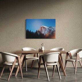 Tablou - Crestele munților noaptea (90x60 cm)