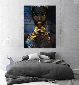 Tablou canvas Tribal Girl 120x80 cm