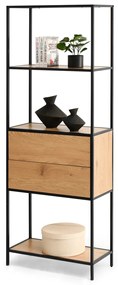 Raft Soren Reg (stejar + negru). 1111379