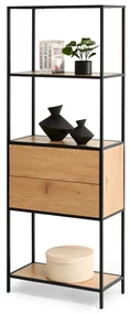 Raft Soren Reg (stejar + negru). 1111379