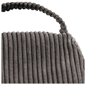 Fotoliu puf pentru copii verde cu tapițerie din catifea reiată Game Amuse – SLOWDOWN