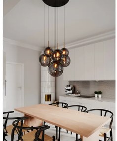 ByRydens 4202390-4002 - Lustră cu cablu LAURA 7xE27/8W/230V