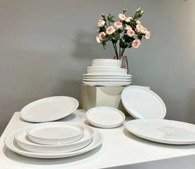 Platou Casablanca Roma 30 cm Alb