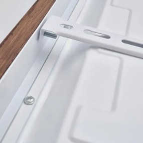 Brilagi - Lampă LED pentru baie WOODY FRAME LED/40W/230V 60x60 IP44, stejar/cireș