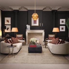 Masuta LUX stil avangardist Rialto, gri carbune