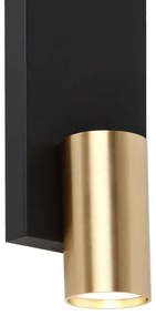 Spot de perete GENESIS 1xGU10/8W/230V negru