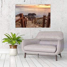 Tablou - Coborâre la mare (90x60 cm)