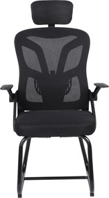 Scaun de birou, negru, SITAO