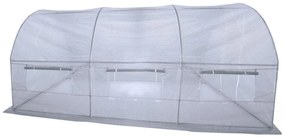 Solariu de aluminiu 250 x 400 cm (10 m2) alb