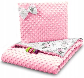 ShopJK PĂTURĂ PENTRU CĂRUCIOR CU PERNĂ PRINCĂTORI DE VISE 75x100 CM