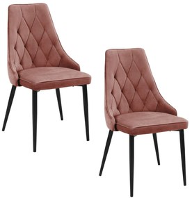 Set 2 buc scaune sufragerie Cobija (roz). 1117264