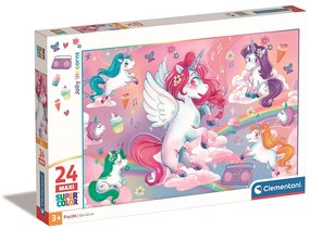 Unicorn Jolly Puzzle maxi Clementoni de 24 de piese
