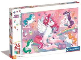 Unicorn Jolly Puzzle maxi Clementoni de 24 de piese